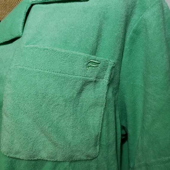 Fabletics Island Terry Boxy Button Up Size M - Picture 4 of 10